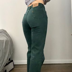 Vintage Green Levi’s Orange Tab 562 Loose Fit